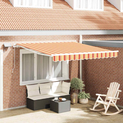 Tenda retrattile Giallo e Arancione 350 x 250 cm | homemem39