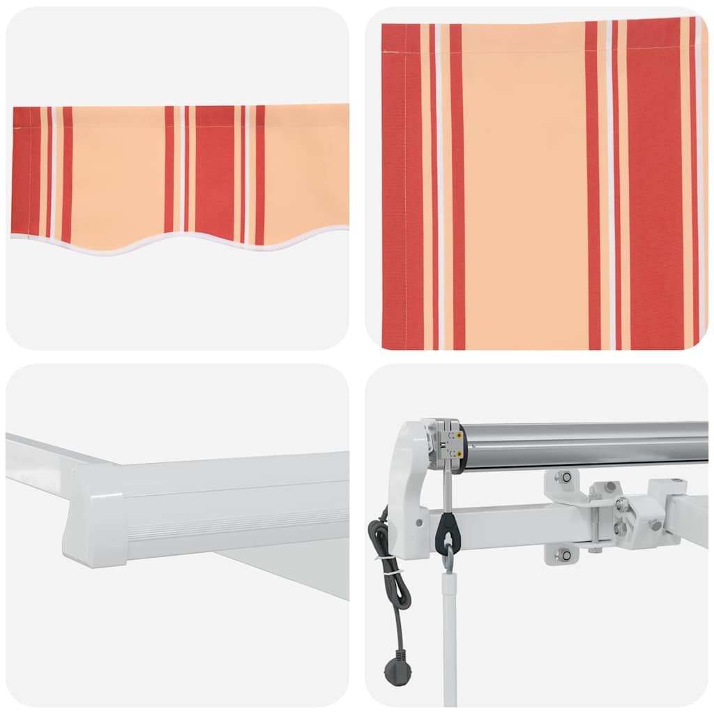 Tenda Retrattile 350 x 250 cm giallo e arancione - homemem39