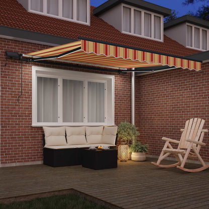 Tenda retrattile Giallo e Arancione 350 x 250 cm | homemem39
