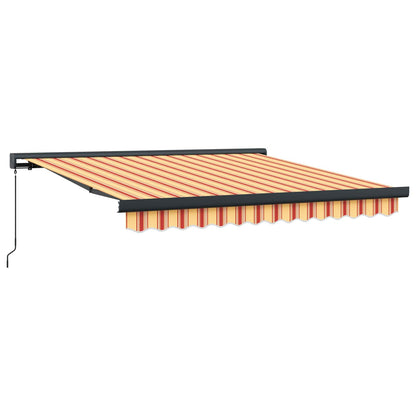 Tenda retrattile Giallo e Arancione 350 x 250 cm | homemem39