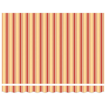 Tenda Retrattile Multicolore 350 x 250 cm Poliestere e Metallo