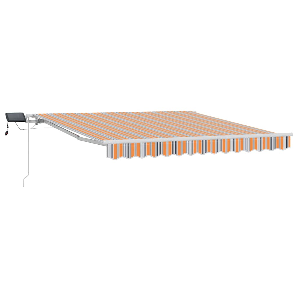 Tenda retrattile Multicolore 350 x 250 cm Tessuto e Alluminio