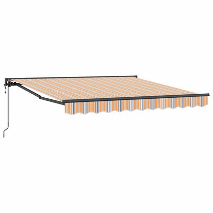 Tenda Retrattile Striscia Multicolore 350x250 cm Tessuto