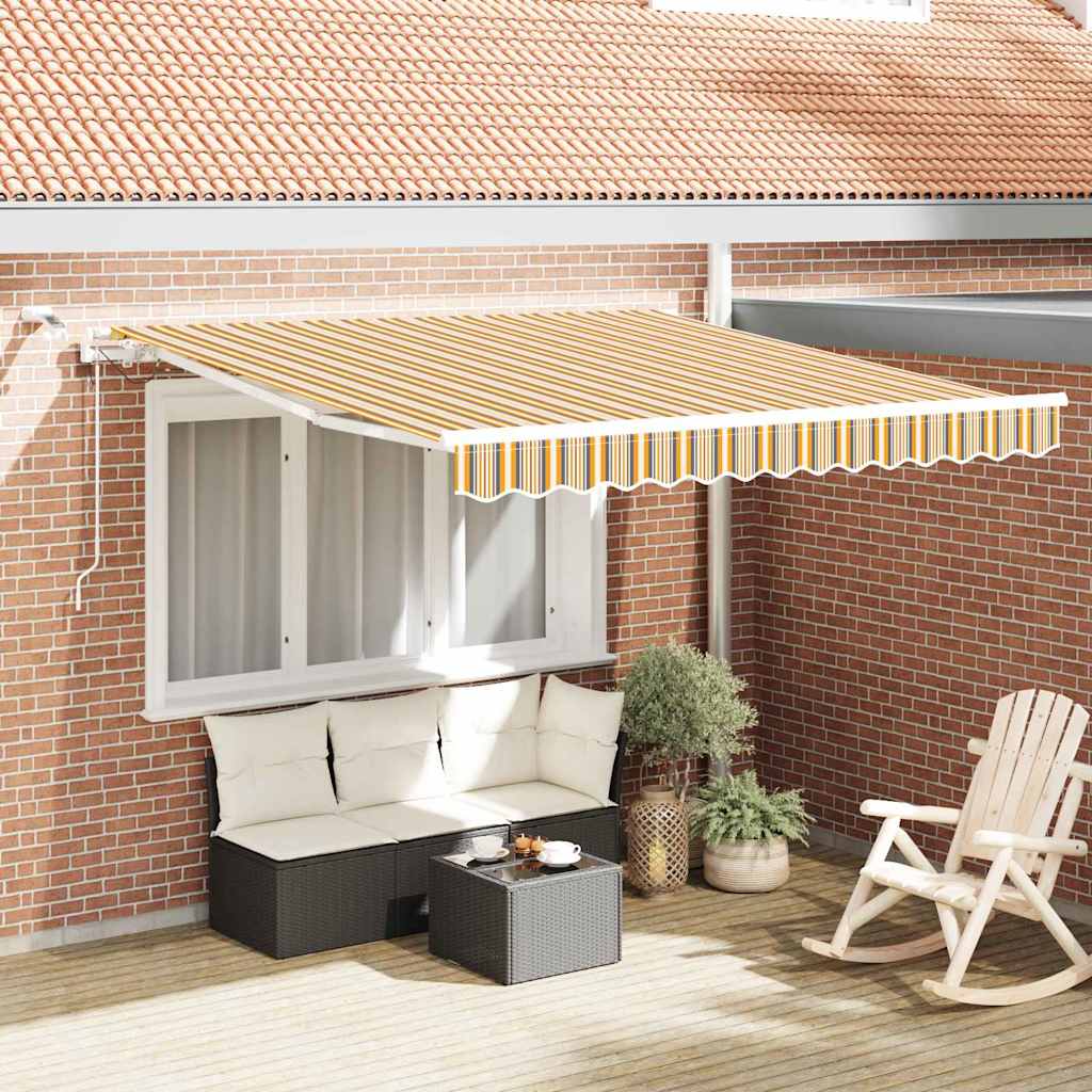 Tenda retrattile Multicolore 350 x 250 cm Poliestere | homemem39