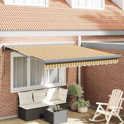Tenda Retrattile Multicolore 350 x 250 cm Tessuto, Metallo - homemem39