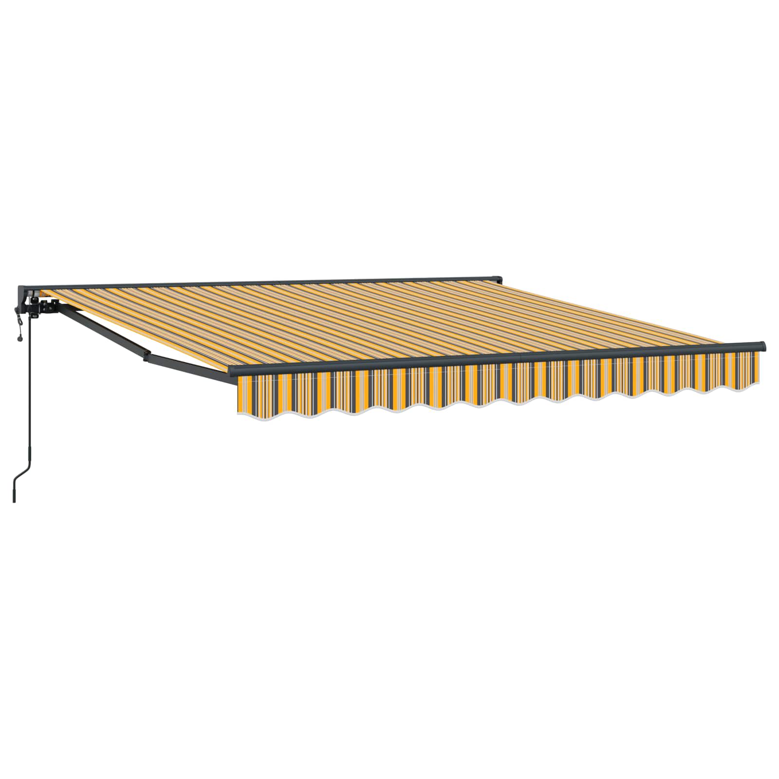 Struttura della tenda Giallo e Grigio 350 x 250 cm | homemem39