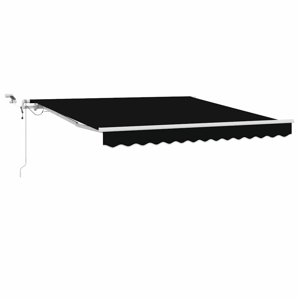 Tenda retrattile Nero 350 x 250 cm Poliestere | homemem39
