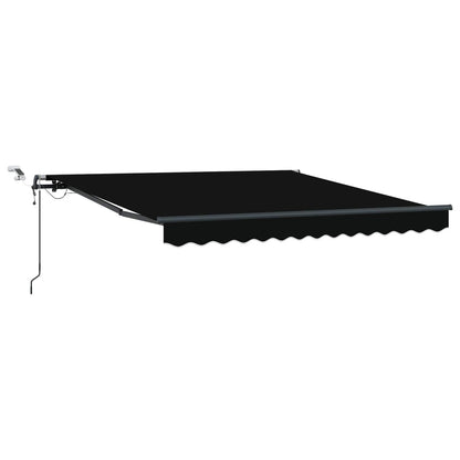 Tenda retrattile Nero 350 x 250 cm Poliestere | homemem39