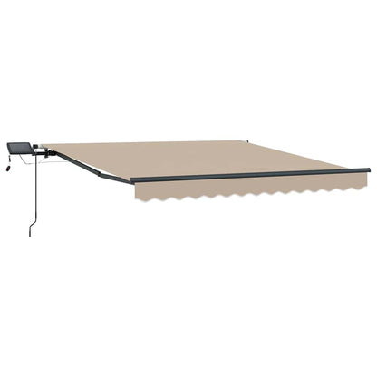 Tenda Retrattile Beige 350 x 250 cm Tessuto - homemem39