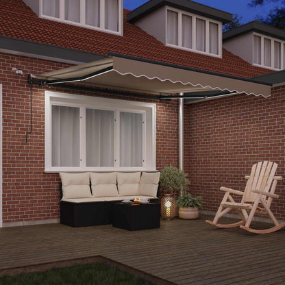 Tenda retrattile Beige 350 x 250 cm Poliestere | homemem39