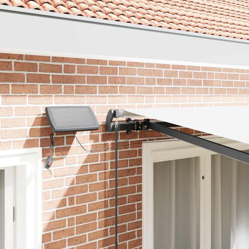 Tenda Retrattile Bianco 350 x 250 cm Tessuto - homemem39