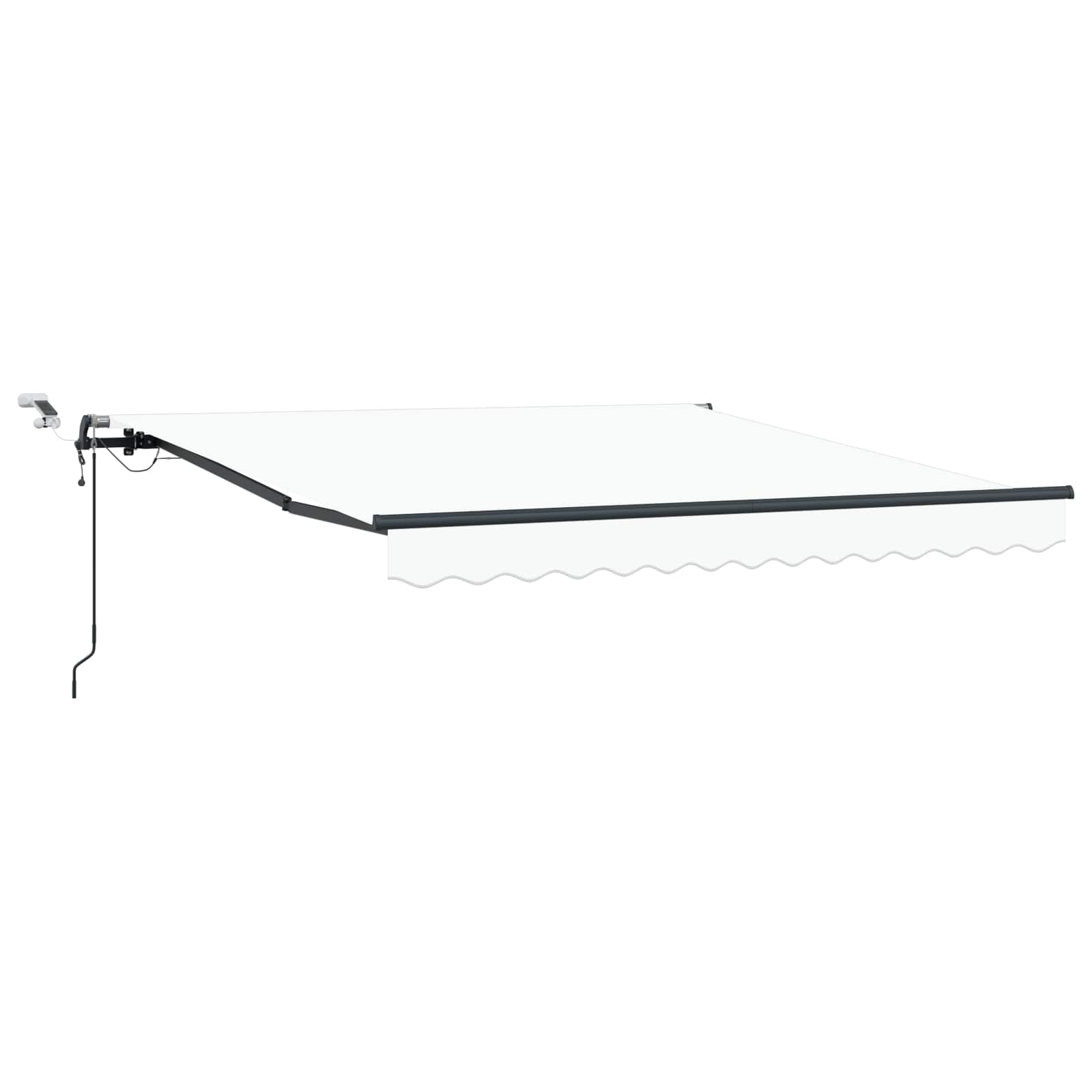 Tenda retrattile Bianco 350 x 250 cm Poliestere | homemem39