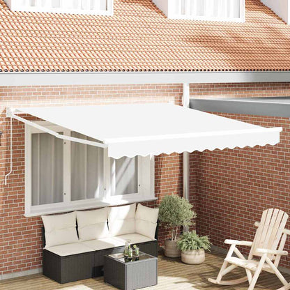 Tenda retrattile Bianco 350 x 250 cm | homemem39