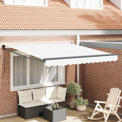 Tenda retrattile Bianco 350 x 250 cm | homemem39