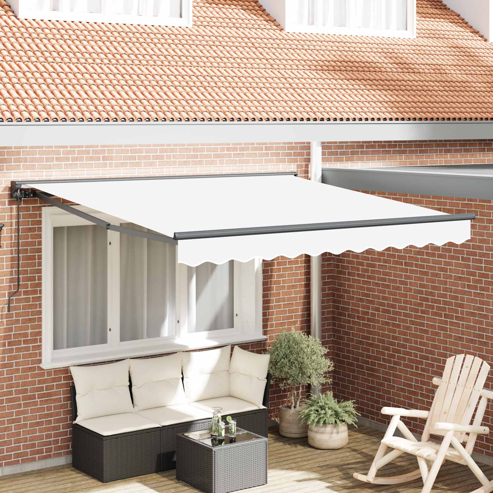 Struttura della tenda Bianco 350 x 250 cm | homemem39