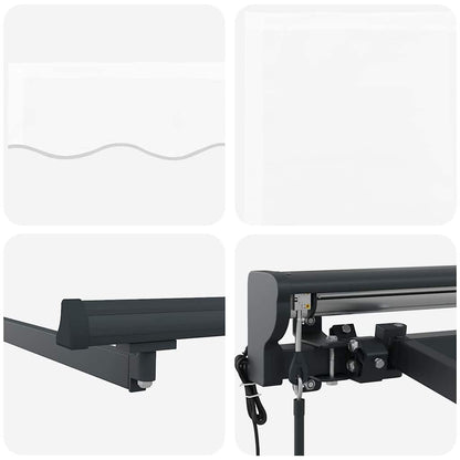 Tenda Retrattile Bianco 350x250 cm Tessuto