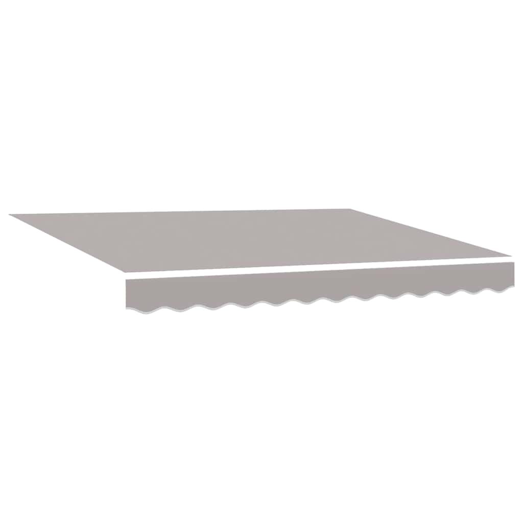 Tenda retrattile Grigio Chiaro 350 x 250 cm Tessuto e Alluminio | homemem39