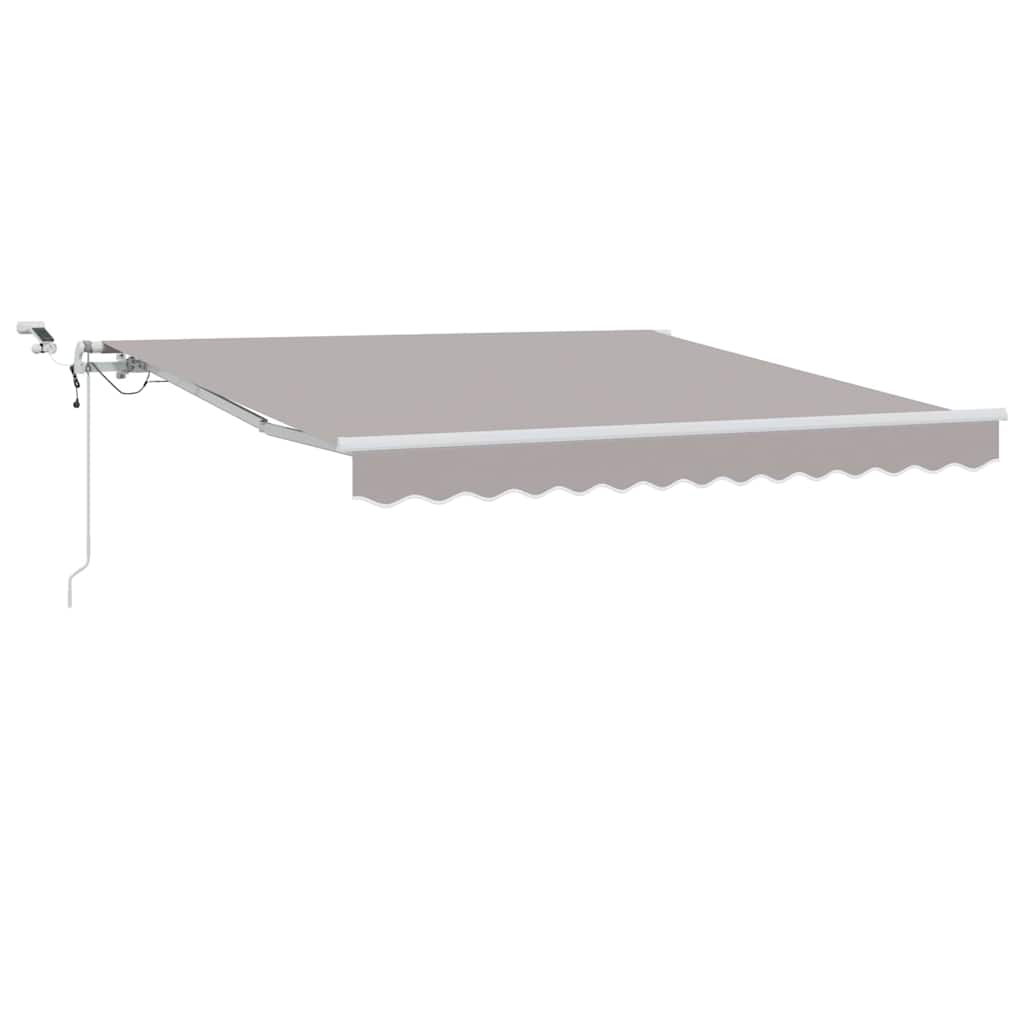 Tenda retrattile Grigio Chiaro 350 x 250 cm Poliestere | homemem39