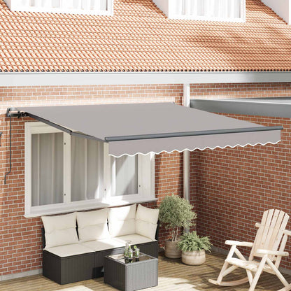Tenda retrattile Grigio Chiaro 350 x 250 cm
