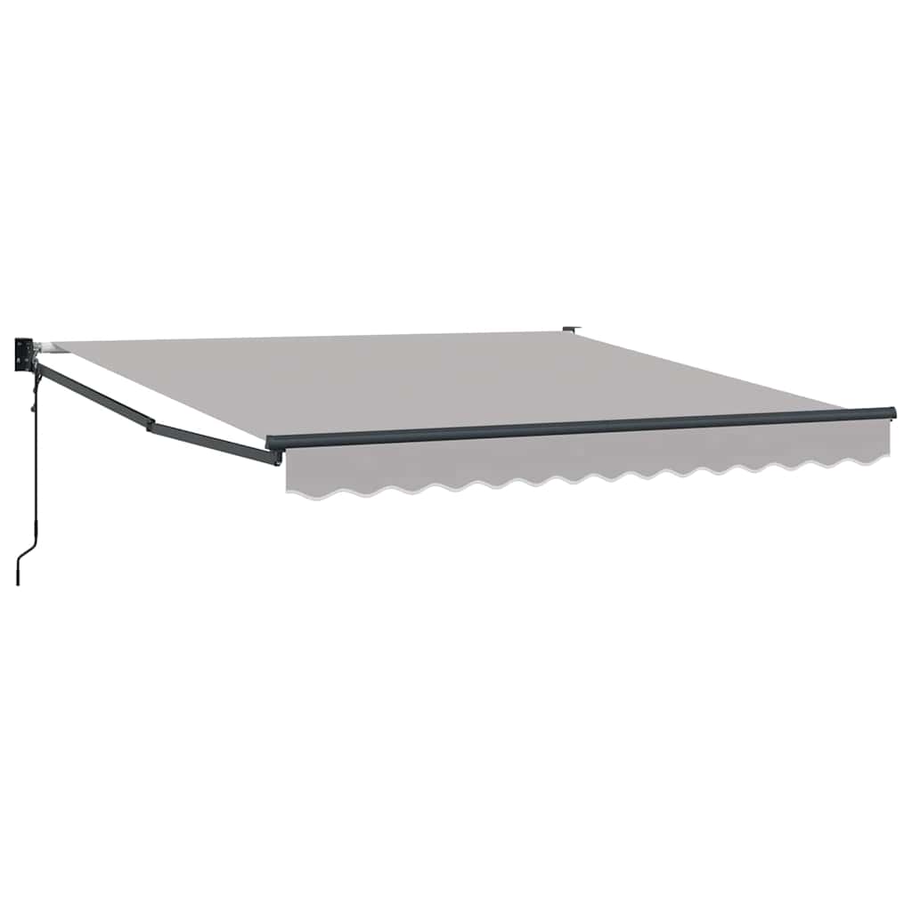 Tenda Retrattile Grigio chiaro 350 x 250 cm Tessuto - homemem39