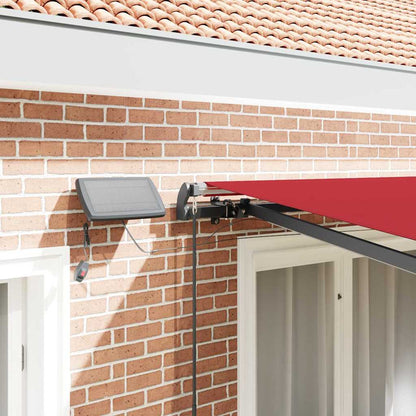 Tenda Retrattile Rosso 350 x 250 cm Tessuto - homemem39