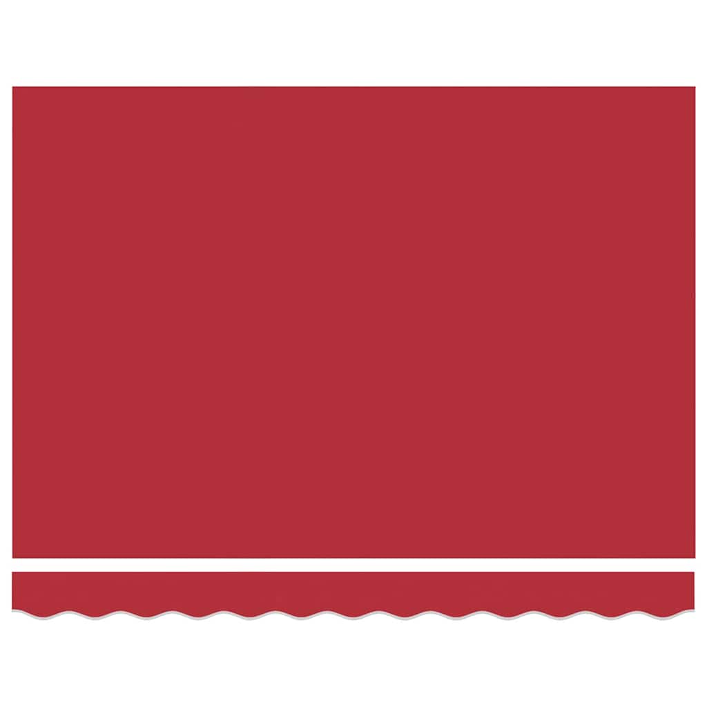 Tenda Retrattile Rosso 350 x 250 cm Tessuto, Metallo - homemem39