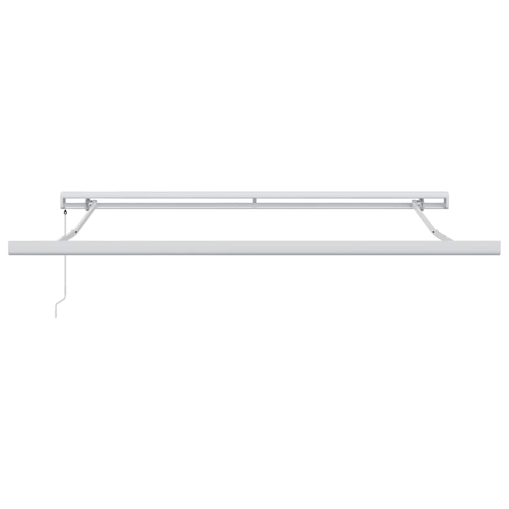 Tenda Retrattile Verde e Bianco 350 x 250 cm Tessuto e Metallo | homemem39