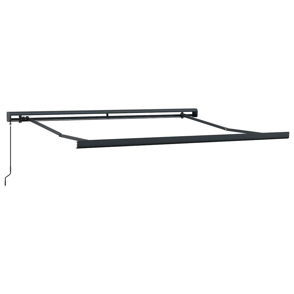 Tenda Retrattile Verde e Bianco 350 x 250 cm Tessuto e Metallo | homemem39