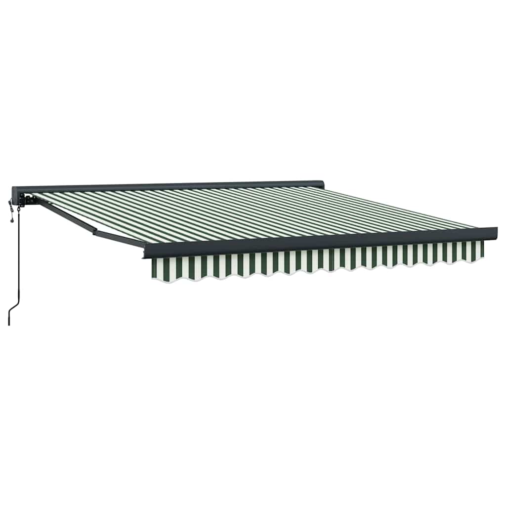 Tenda da Sole Verde e Bianco 350 x 250 x 165 cm | homemem39
