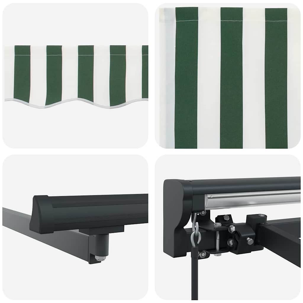 Struttura della tenda Verde e Bianco 350 x 250 cm | homemem39