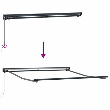 Struttura della tenda Verde e Bianco 350 x 250 cm | homemem39