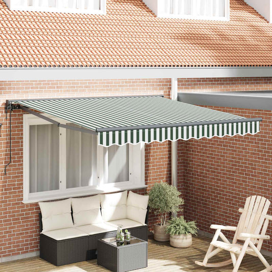 Struttura della tenda Verde e Bianco 350 x 250 cm | homemem39