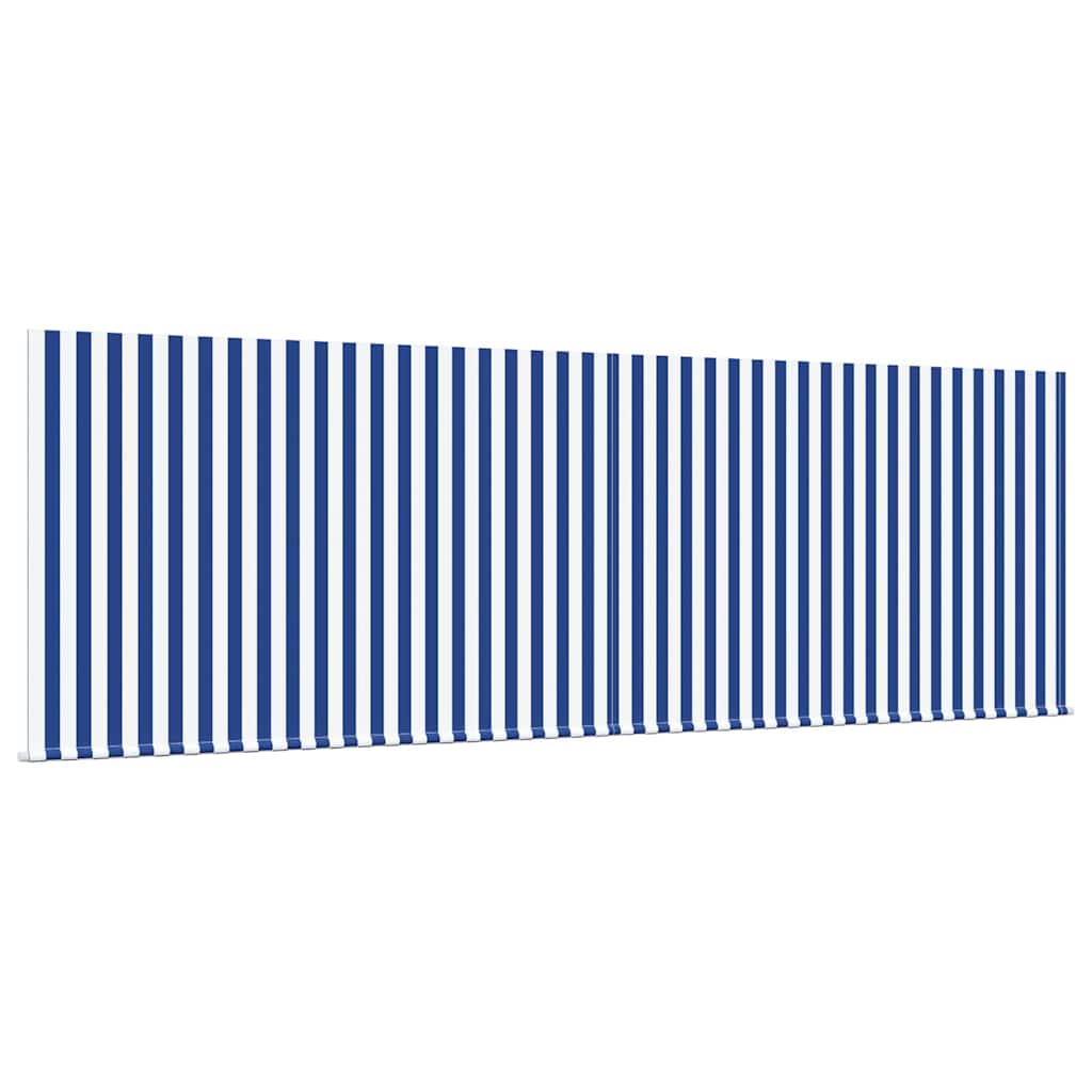 Tenda Retrattile Blu e Bianco 400 × 300 cm | homemem39