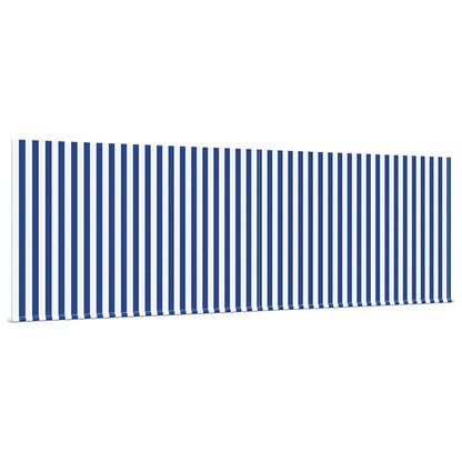 Tenda Retrattile Blu e Bianco 400 × 300 cm | homemem39