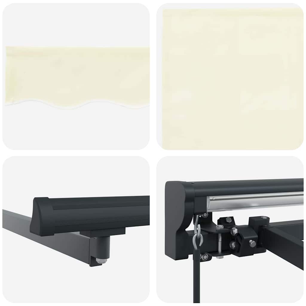 Tenda Retrattile Crema 400x300 cm Tessuto