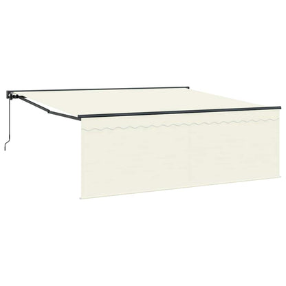 Tenda Retrattile Crema 400 × 300 cm Poliestere e Alluminio | homemem39