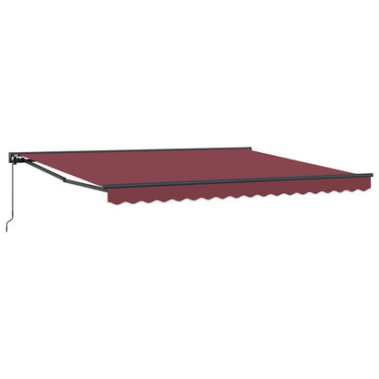 Tenda Retrattile Rosso Borgogna 400x300 cm Tessuto