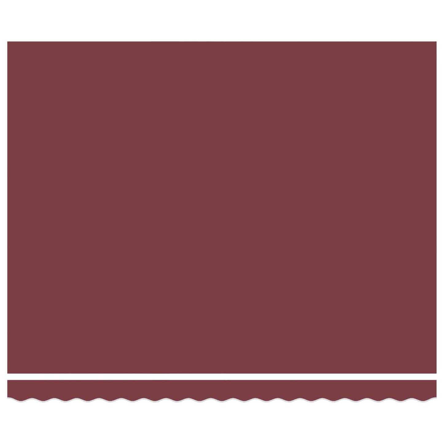 Tenda Retrattile Borgogna 400 × 300 cm Poliestere e Metallo