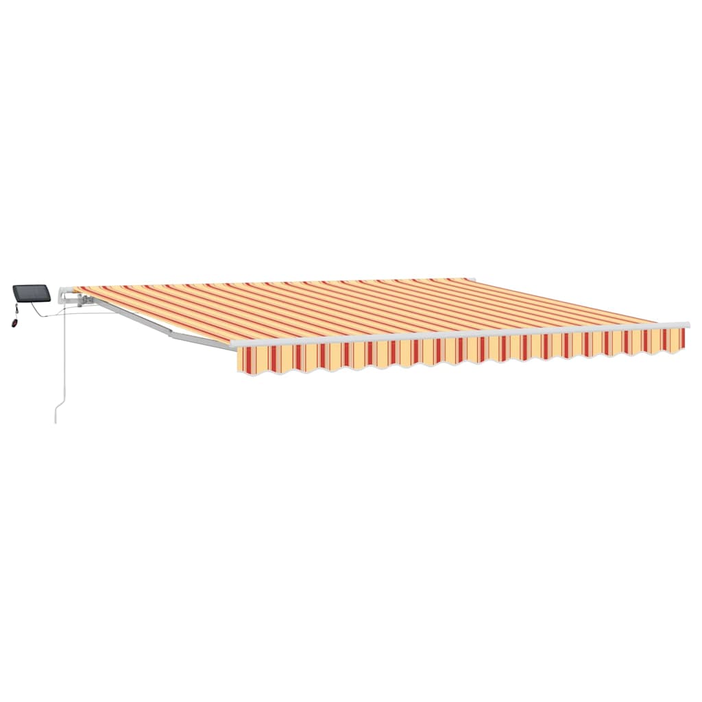 Tenda Retrattile con giallo e arancione 400 ×300 cm Tessuto - homemem39