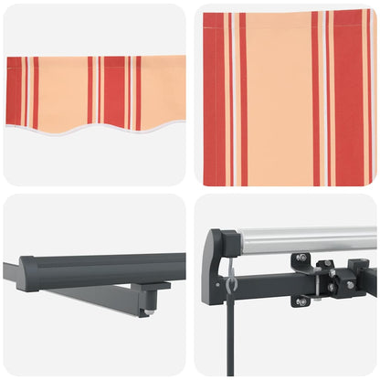 Tenda retrattile Giallo e Arancione 400 × 300 cm | homemem39
