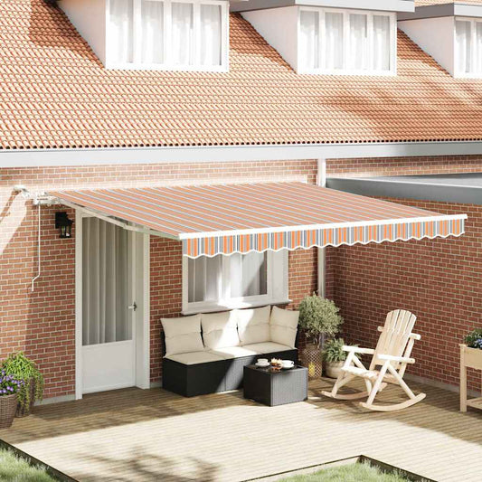 Tenda retrattile Multicolore 400 × 300 cm Poliestere | homemem39
