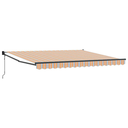 Tenda retrattile Multicolore 400 × 300 cm Poliestere e Metallo | homemem39