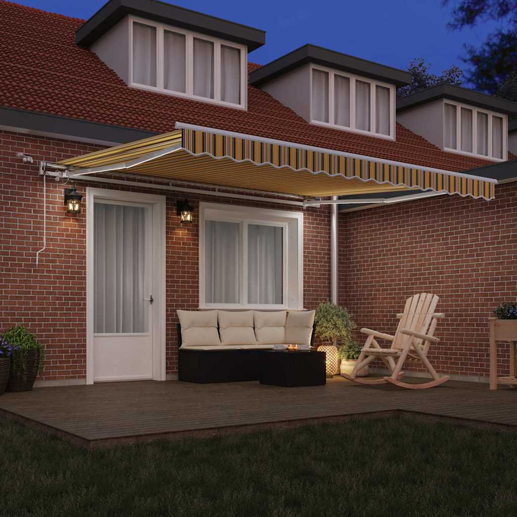 Tenda retrattile Multicolore 400 × 300 cm Poliestere | homemem39