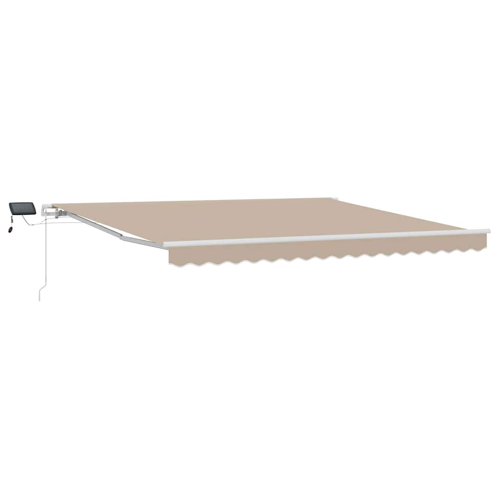 Tenda Retrattile con Beige 400 ×300 cm Tessuto - homemem39