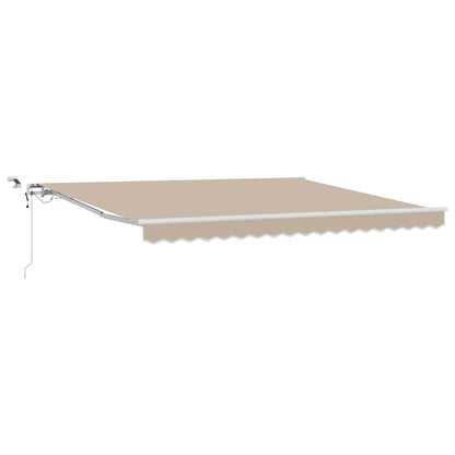 Tenda retrattile Beige 400 × 300 cm Poliestere | homemem39