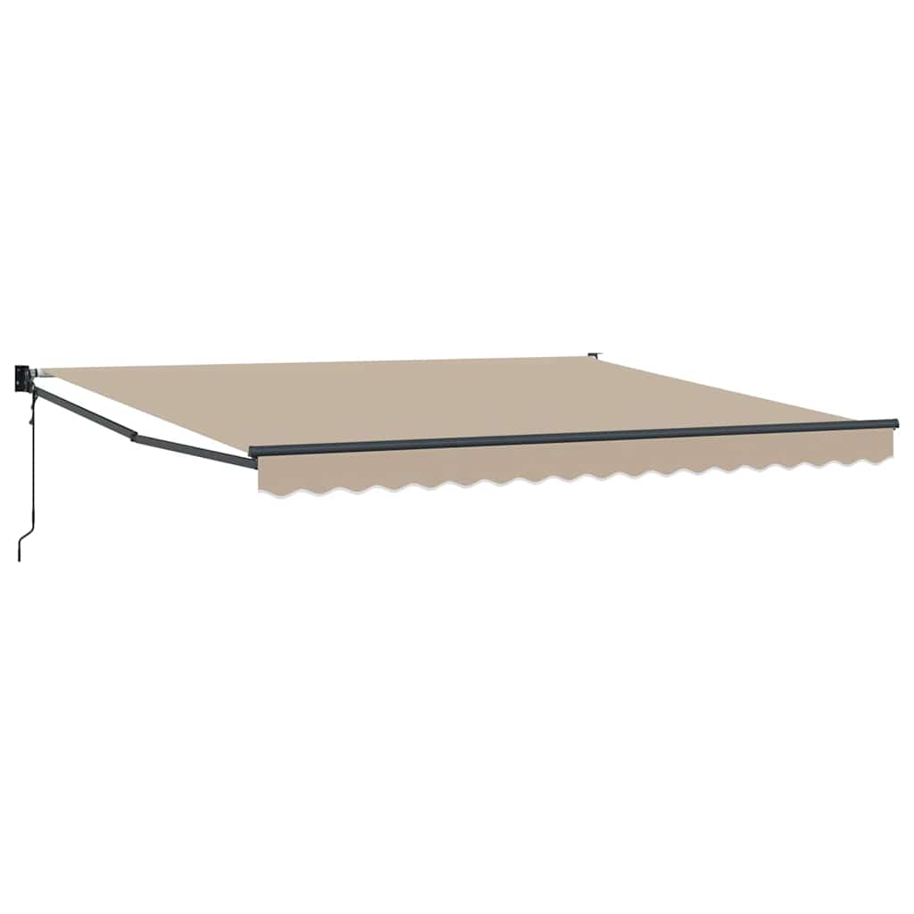 Tenda retrattile Beige 400 × 300 cm Poliestere e Metallo | homemem39