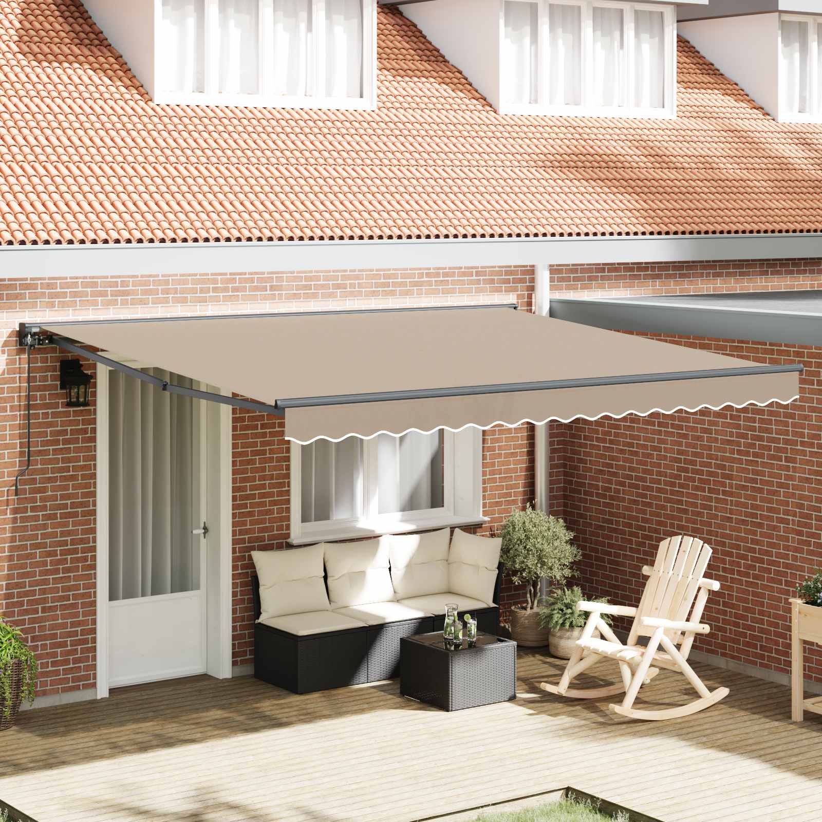 Struttura della tenda Beige 400 × 300 cm | homemem39