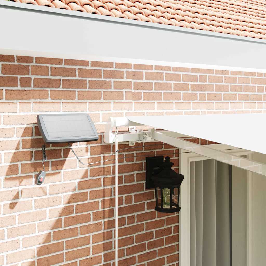 Tenda Retrattile con Bianco 400 ×300 cm Tessuto - homemem39