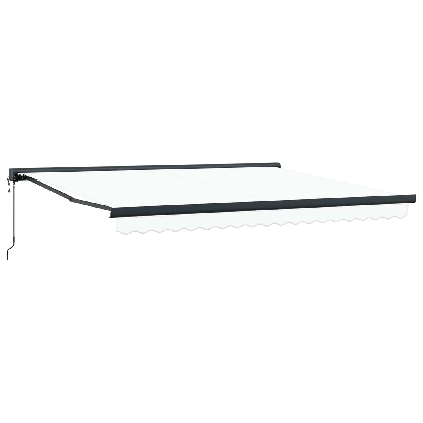 Tenda retrattile Bianco 400 × 300 cm Tessuto e Metallo | homemem39