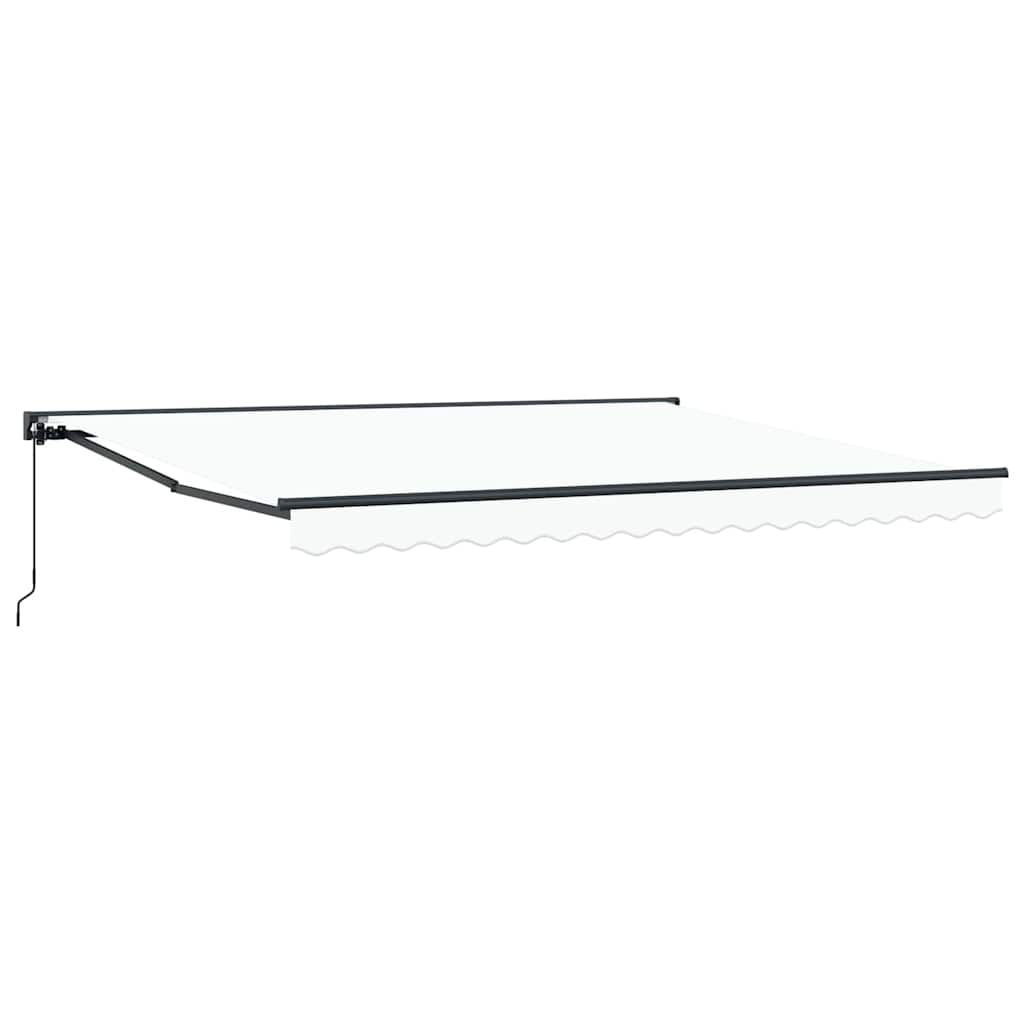 Tenda Retrattile Bianco 400x300 cm Tessuto